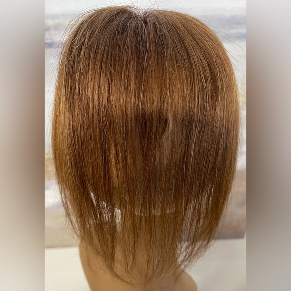 💯% 10” HUMAN Hair, center part, Brown/Auburn - Picture 6 of 9